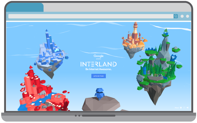 Google Interland Be Internet Awesome logo